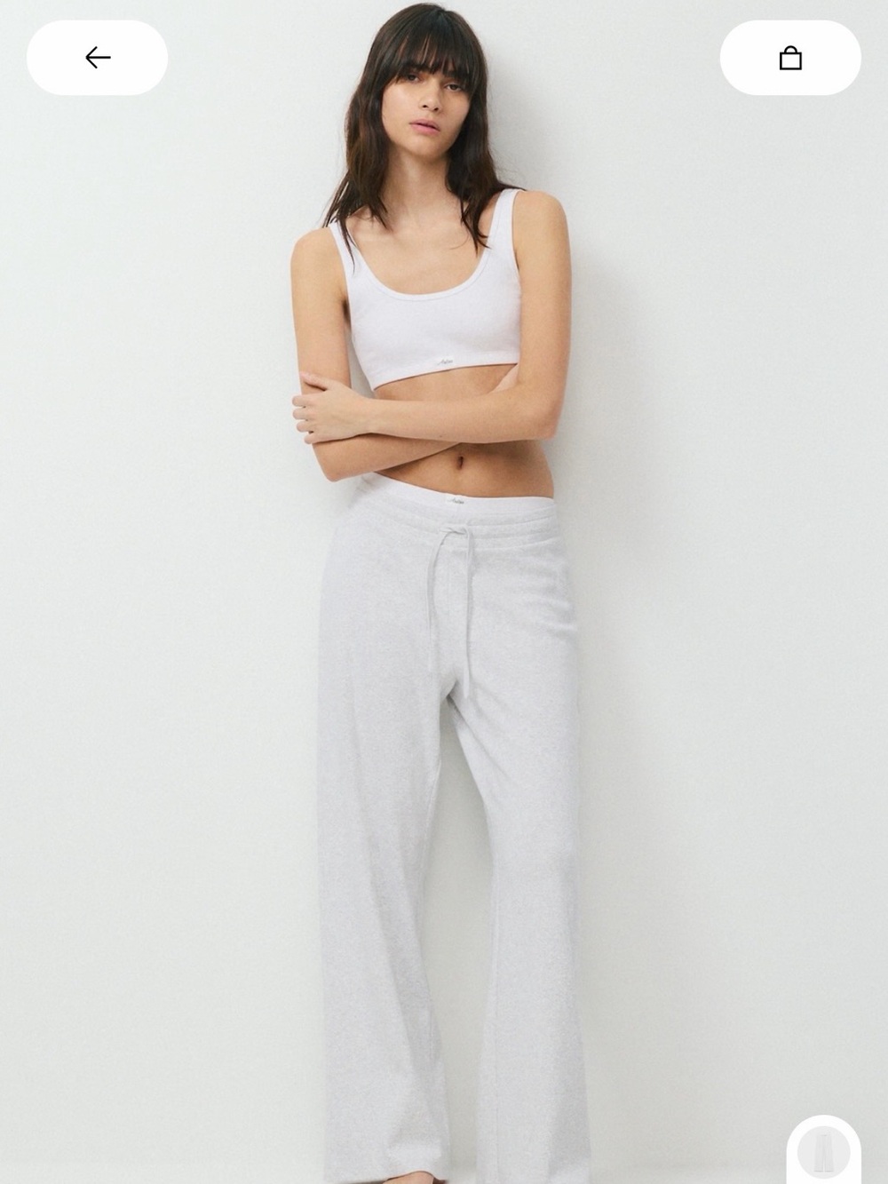 Aritzia HomeStretch Rib Kickback Pant